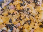 A picture of kales and cabbage