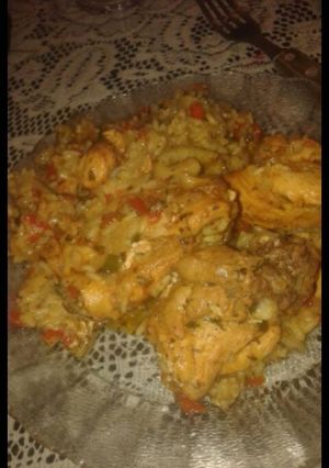 Una foto de Pollo a la cacerola