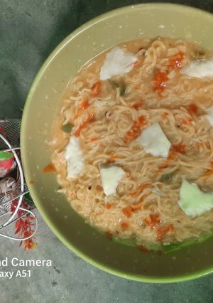 A picture of Creamy chatpati Instant noodles 🍜 😋.