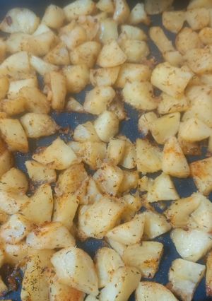 Una foto de Papas Quebradas ó Doble Cocción
