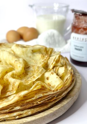 Une photo de Crêpes fines et légères
