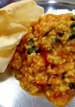 A picture of Fenugreek Dal.