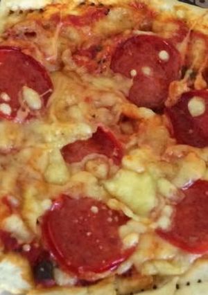 Una foto de Pizza de peperonni