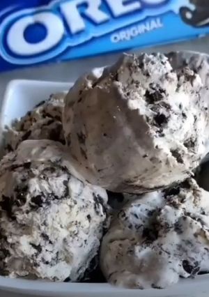 Une photo de Recette facile de glace aux ORÉO