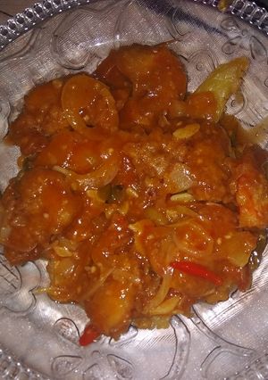 Foto resep Udang asam manis