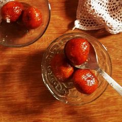A picture of Sweet Potato Gulab Jamun.