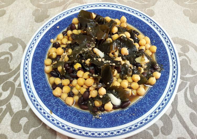 Garbanzos con alga veganos