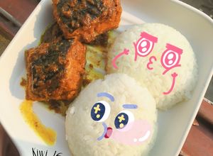 Hình của món Cá Đuối Kho Sả Nghệ.