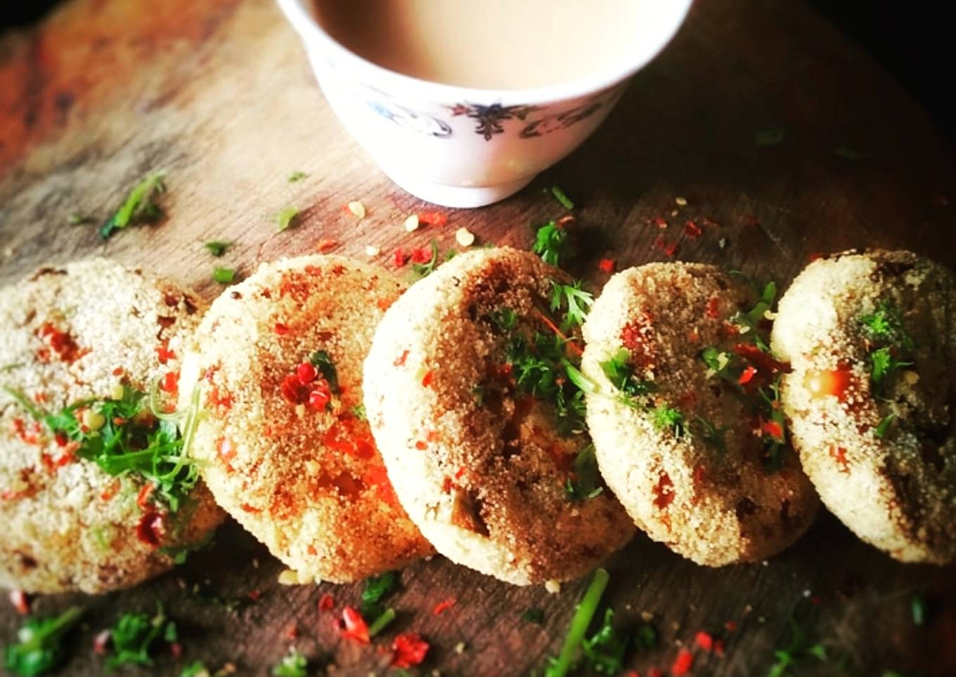 Potato rava cutlets