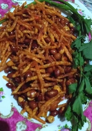Foto resep Kentang Gurih Kacang Balado