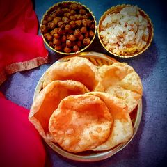 A picture of Durga Ashtami bhog.