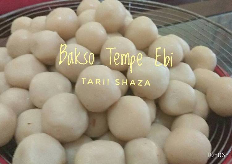 Proses memasak Bakso Tempe Ebi, Bisa Manjain Lidah