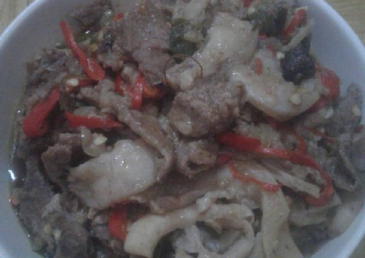 Asam-Asam Daging Jamur