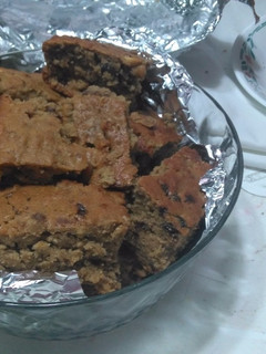 Una foto de Torta de soya con chips de chocolate