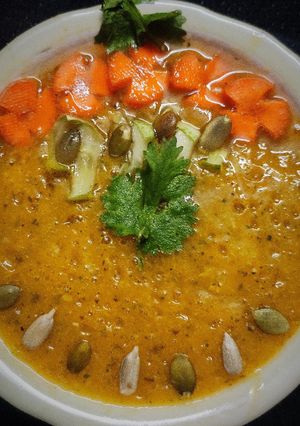 A picture of Mango Gazpacho.