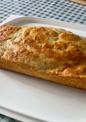 Une photo de Gâteau brioché à la vanille et citron vert