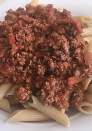 Foto principal de Salsa de tomate con carne picada - salsa boloñesa