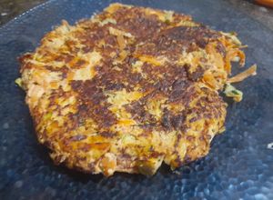 Una foto de Tortilla de zapallito y zanahoria