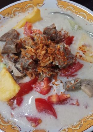 Foto resep Soto betawi kuah santan+susu