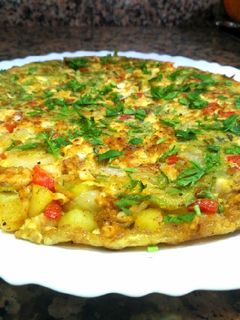 Une photo de Tortilla aux légumes