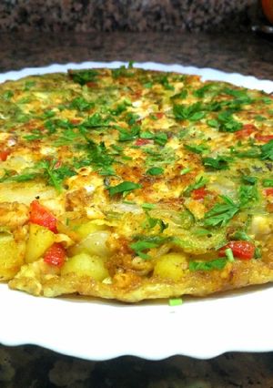 Une photo de Tortilla aux légumes