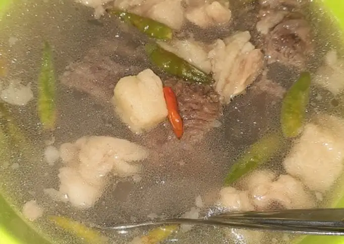 Sop Jando Cabe Rawit Hijau Mudah