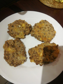 Una foto de Hamburguesas lentejas con avena
