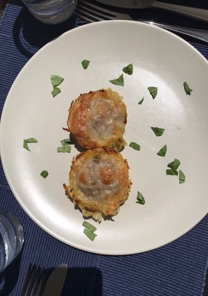 Foto resep Patates et viande hachée ala mozzarella