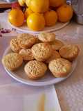Muffins de avena y naranja
