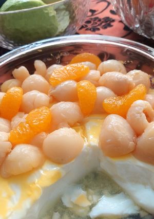 Foto resep Puding susu buah ❤️