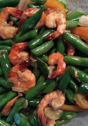 Foto resep Tumis buncis udang