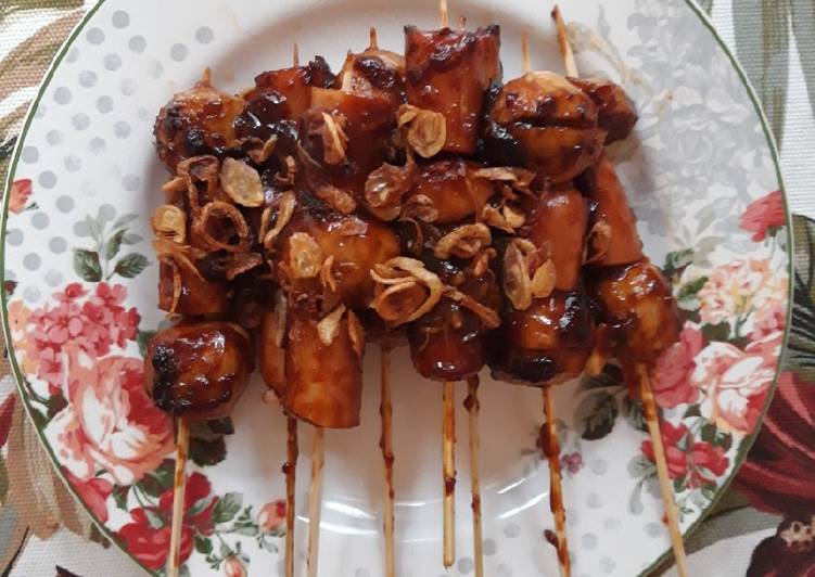 Recipe of Love Sate Sosis Bakso

