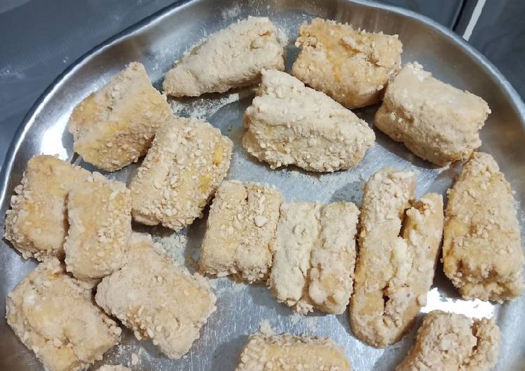 Resep masakan Nugget tempe mozzarella | Langkah Membuat Nugget tempe mozzarella Yang Mudah Dan Praktis