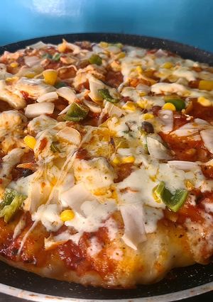 A picture of Quick Pan pizza.