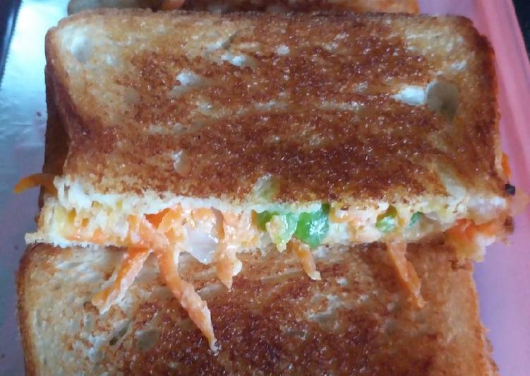 Simple Way to Make Homemade Mayo cheese Sandwiches