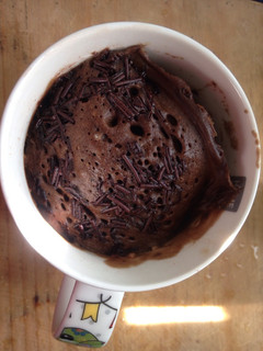 Una foto de Taza de Bizcocho de chocolate