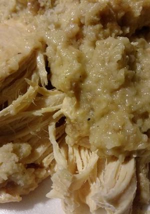 A picture of 4 Ingredients Crock-Pot Chicken With Stuffing.