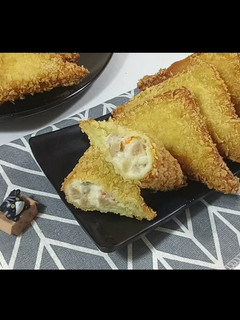 Foto resep Roti goreng isi ragout sosis keju