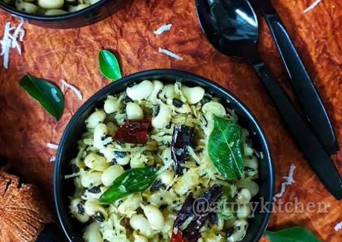 Simple Way to Make Perfect Karamani Sundal / Black Eyed Peas Sundal