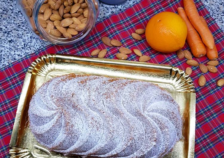 Torta profumata alle carote e mandorle 🥕🥧