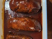 A picture of sweet baby ray barbecue sauce