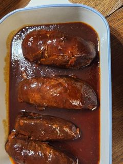 A picture of Sweet Baby Ray’s Crockpot chicken.