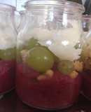 Trifles de remolacha y queso de cabra