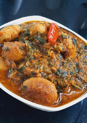 मेथी दम आलू (methi dum aloo recipe in hindi) रेसिपी मुख्य फोटो