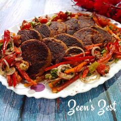 A picture of Shikampuri Kababs.