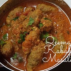 A picture of Qeema kabab masala.