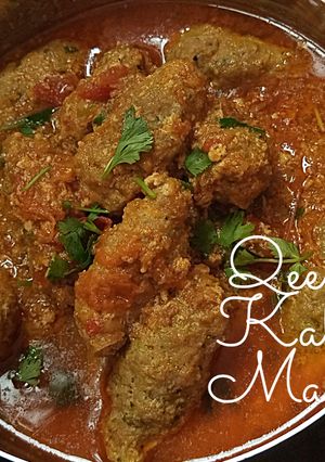 A picture of Qeema kabab masala.