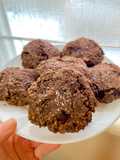 Galletas de chocolate con lentejas y avena