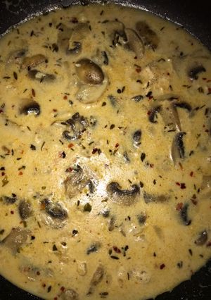 Foto resep Creamy chicken mushroom