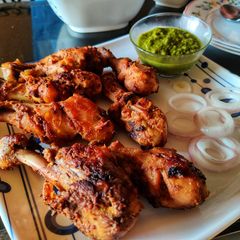 A picture of Roasted Chicken legs.